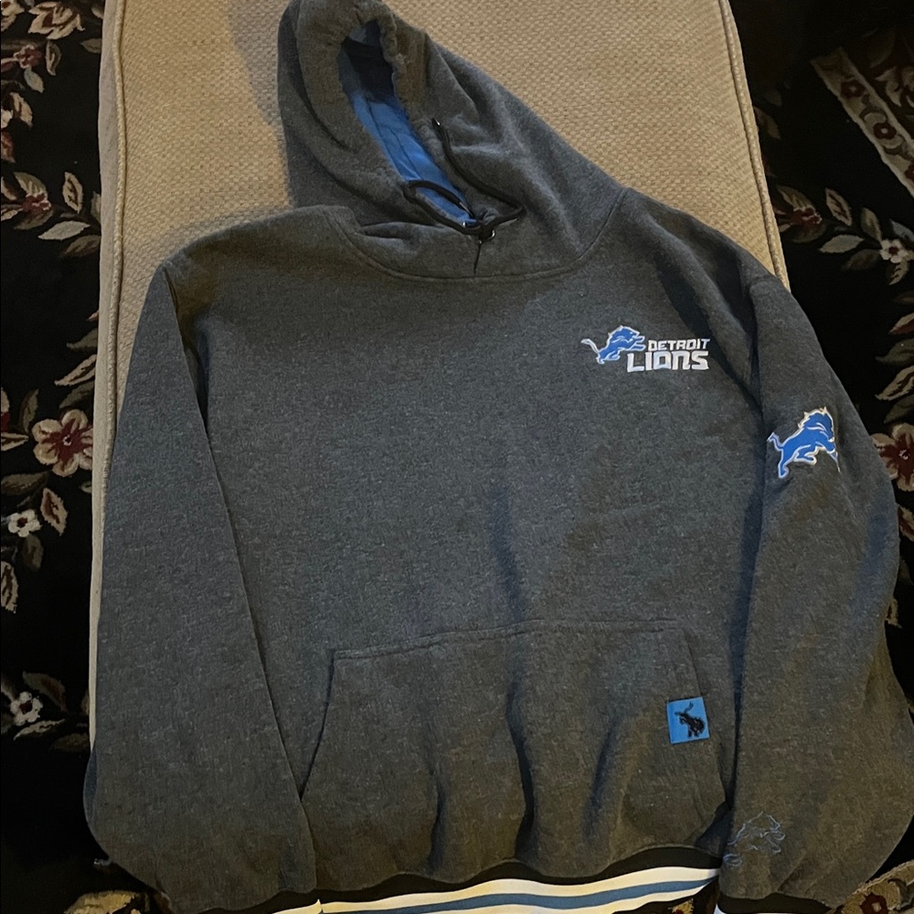 Detroit Lions Gray Hoodie